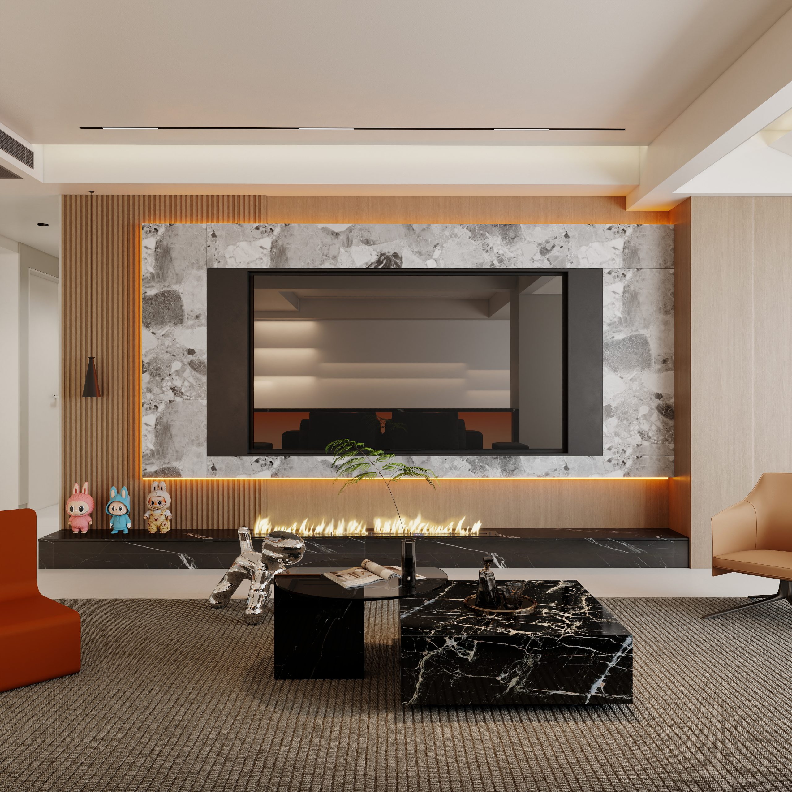 意式轻奢风格酷家乐成套案例-乐云库