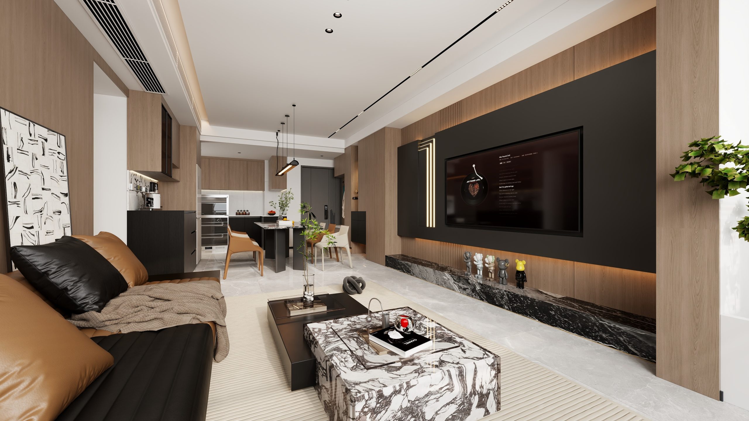 乐云库意式风格酷家乐成套案例方案-乐云库