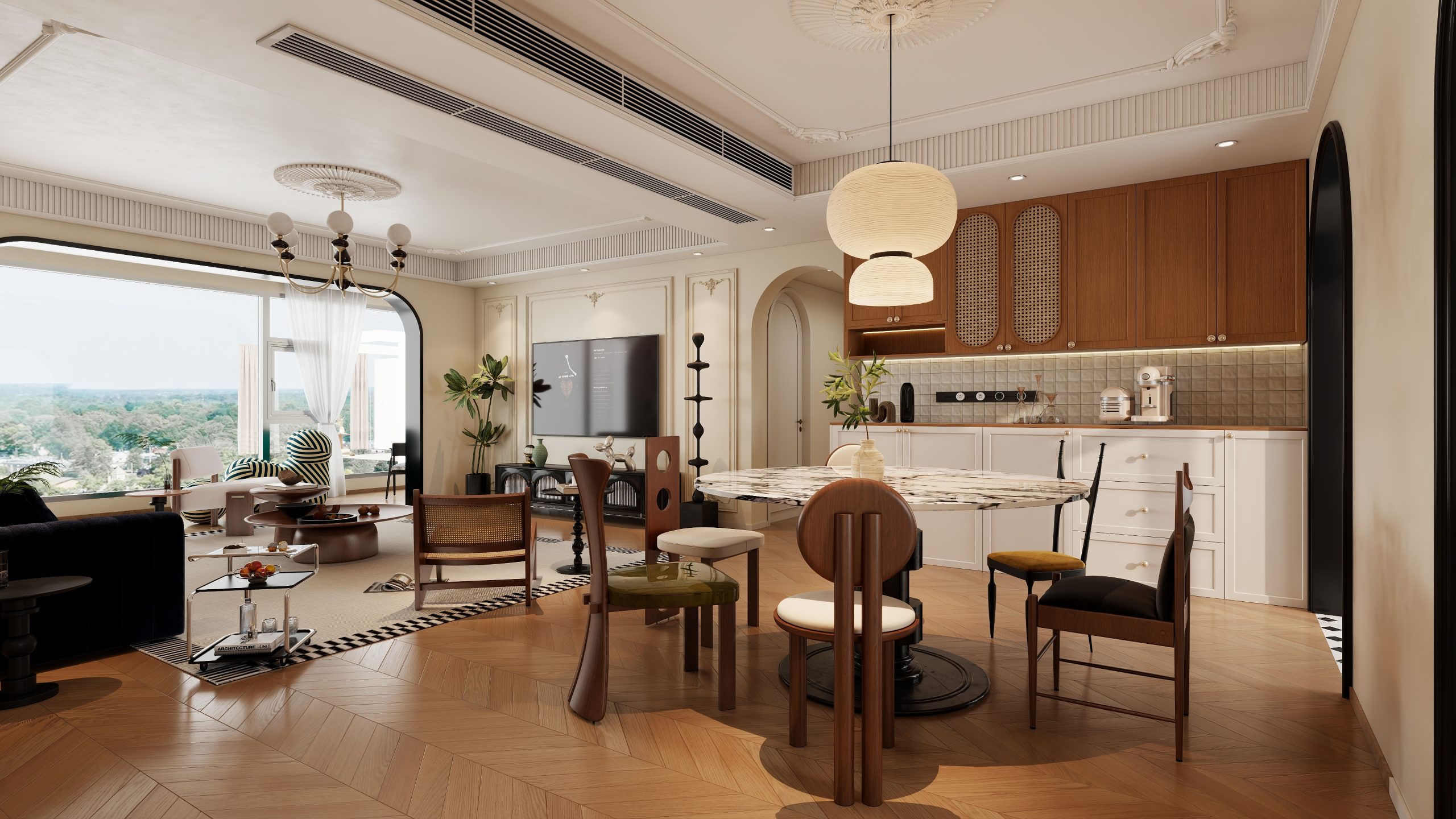 法式中古风酷家乐成套案例案例-乐云库