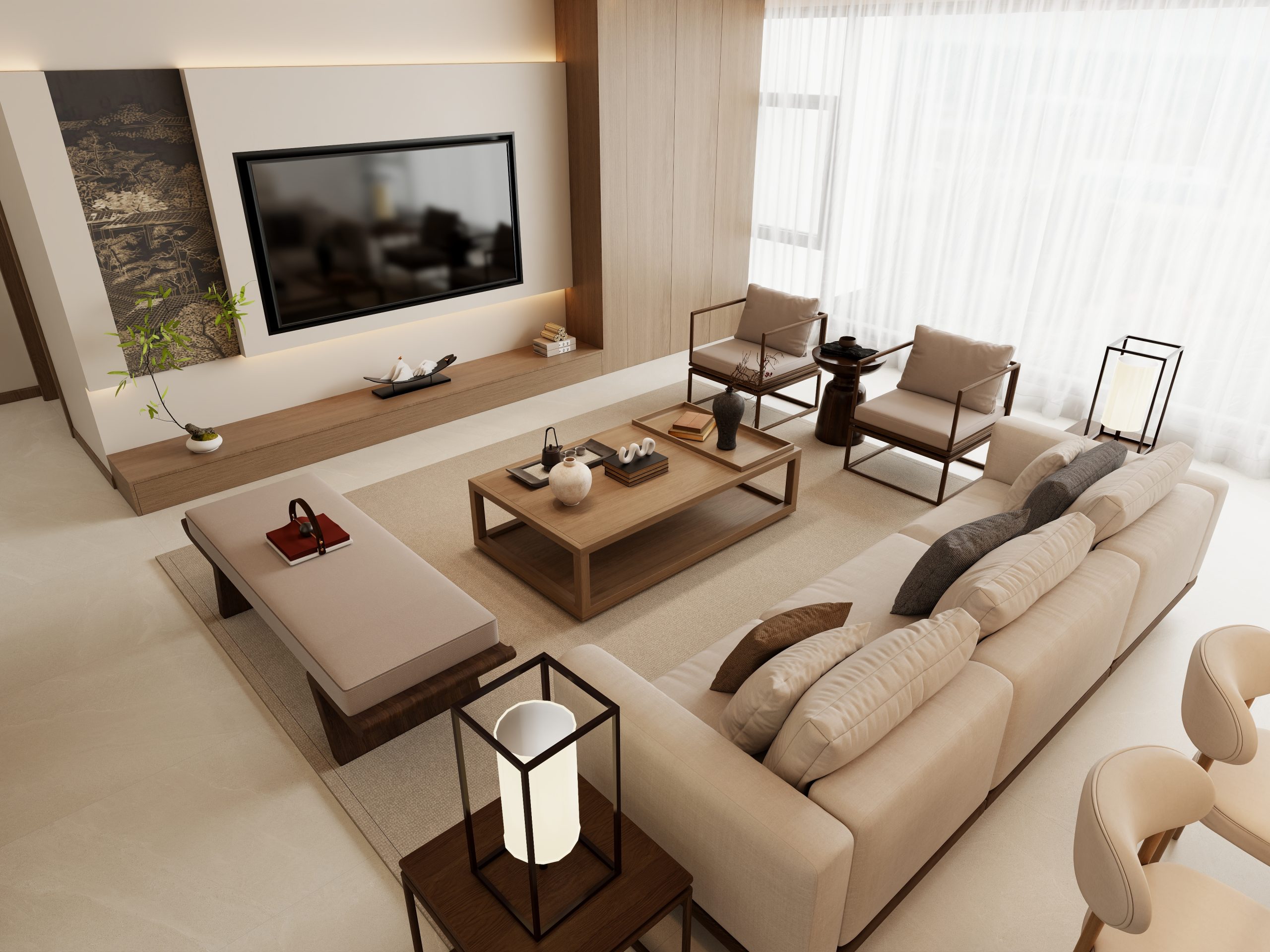 乐云库宋氏风格酷家乐成套案例方案-乐云库