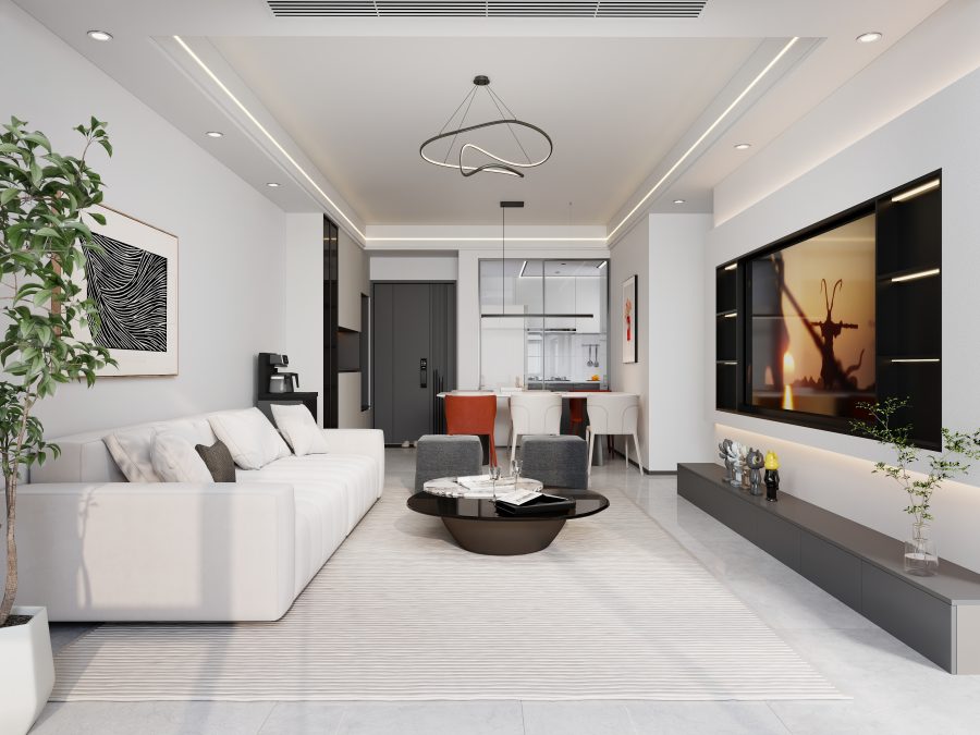 乐云库现代风格酷家乐成套案例方案-乐云库