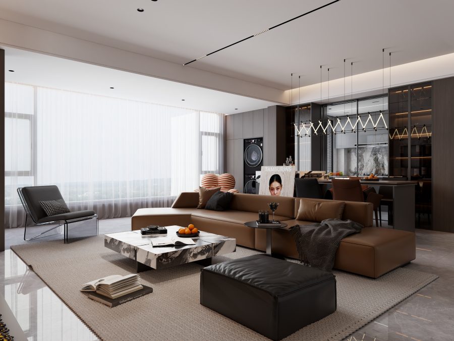 乐云库意式风格酷家乐成套案例方案-乐云库