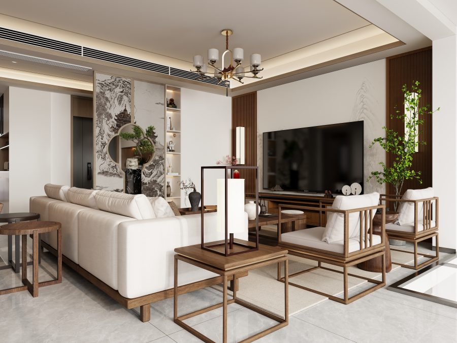 乐云库宋氏风格酷家乐成套案例方案-乐云库