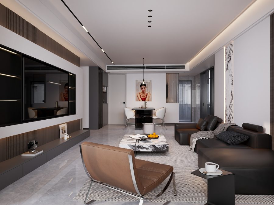 乐云库现代风格酷家乐成套案例方案-乐云库