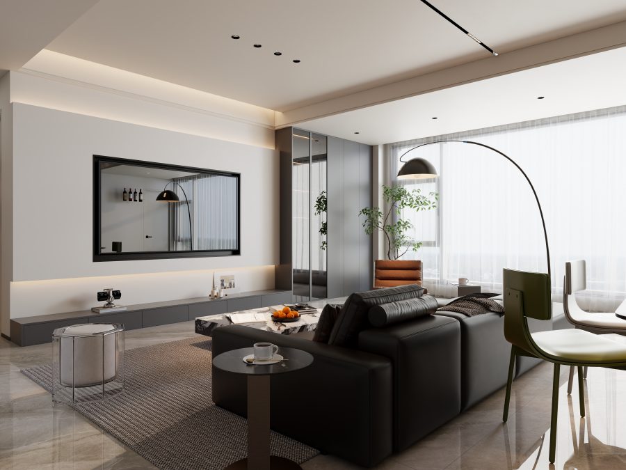 乐云库现代风格酷家乐成套案例方案-乐云库