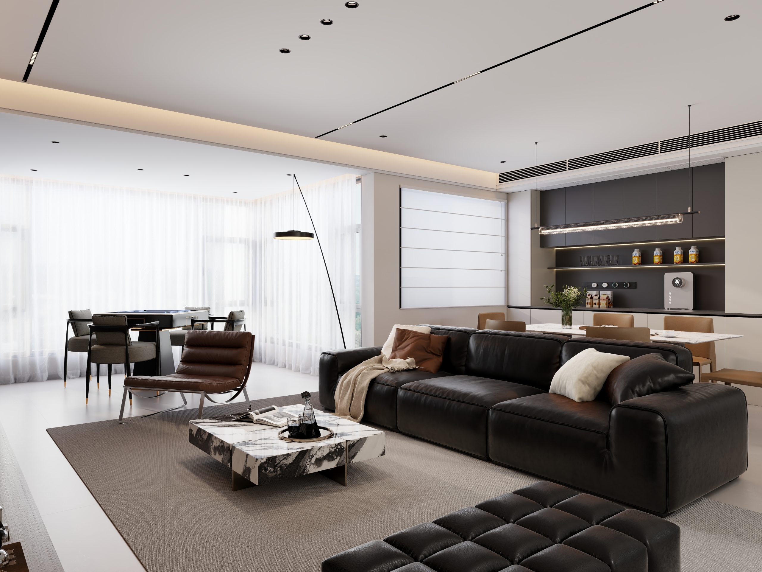 乐云库现代风格酷家乐成套案例方案-乐云库