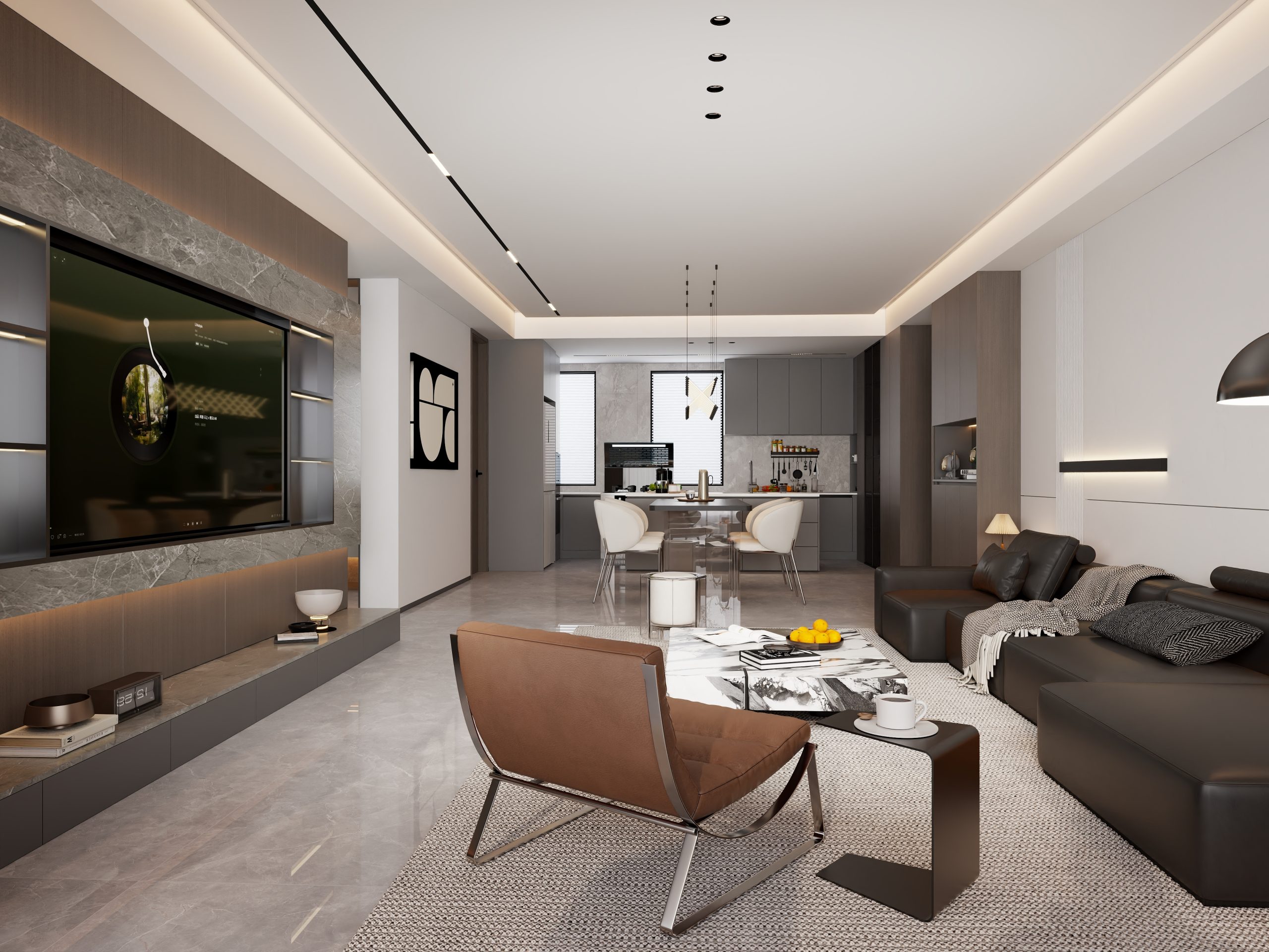 乐云库现代意式风格酷家乐成套案例方案-乐云库