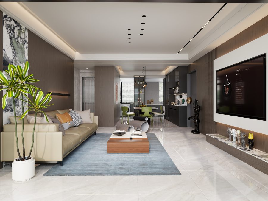 乐云库现代意式风格酷家乐成套案例方案-乐云库