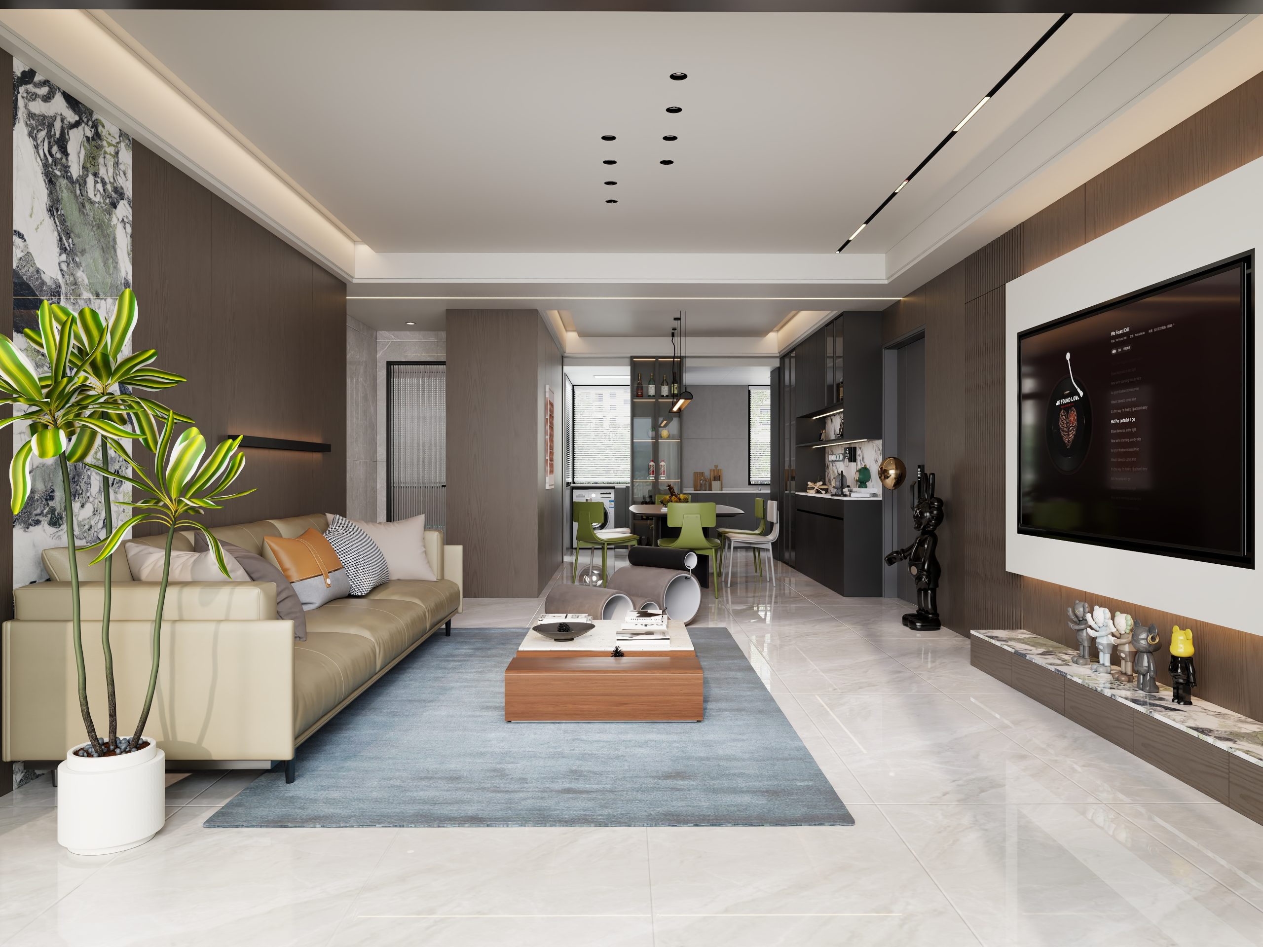 乐云库现代意式风格酷家乐成套案例方案-乐云库