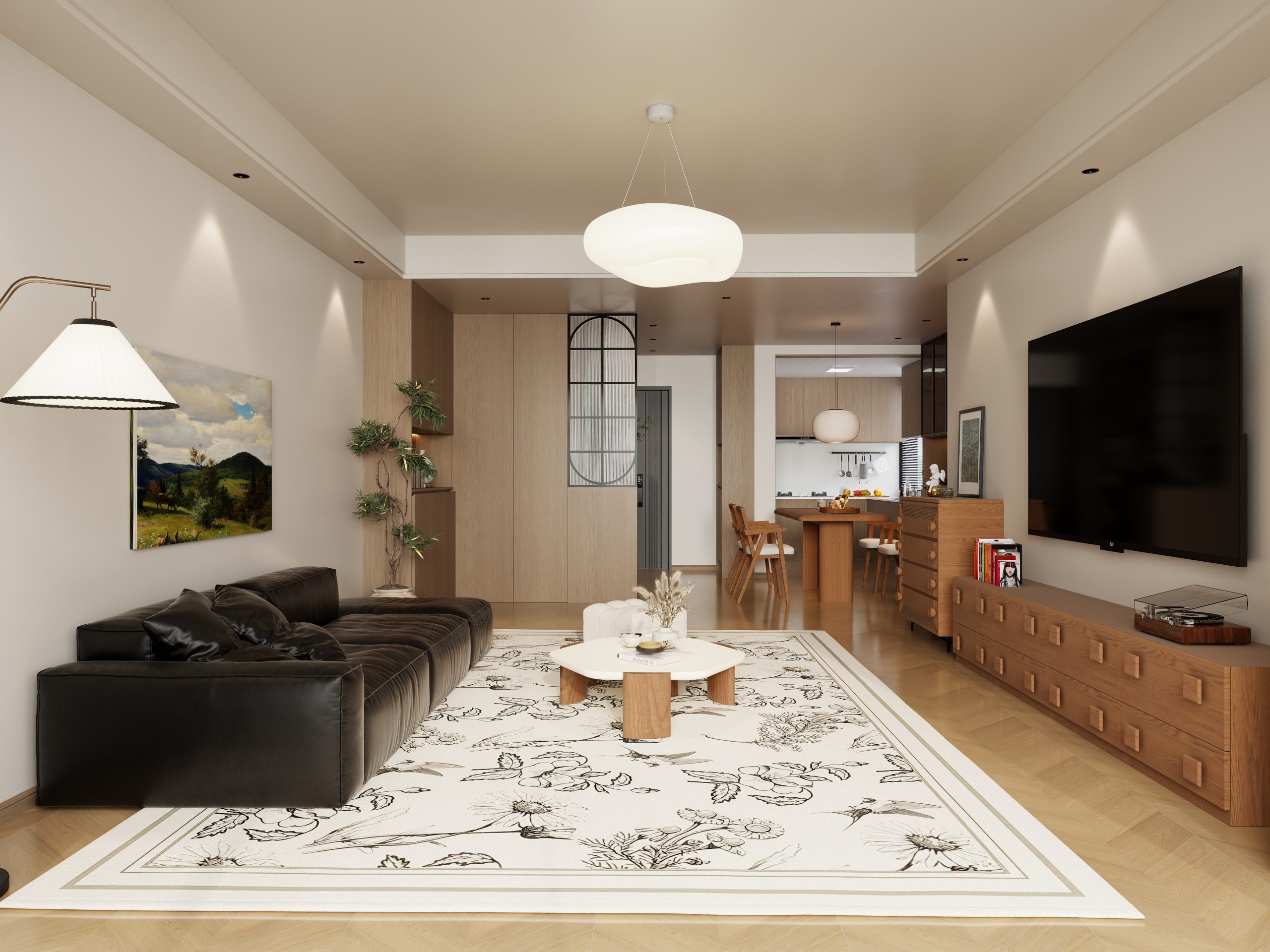 中古风酷家乐成套案例方案-乐云库