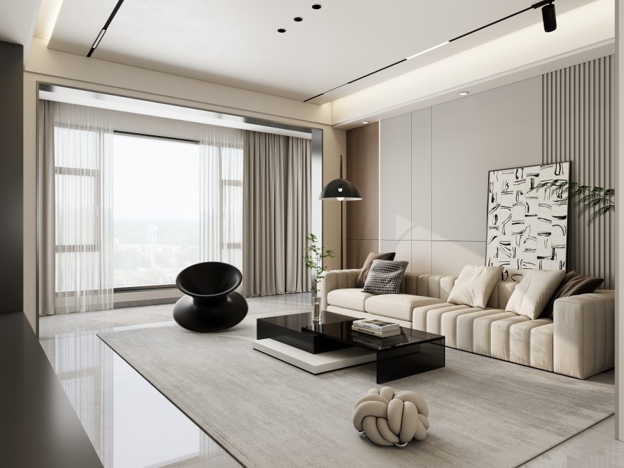 现代风格酷家乐成套案例方案-乐云库