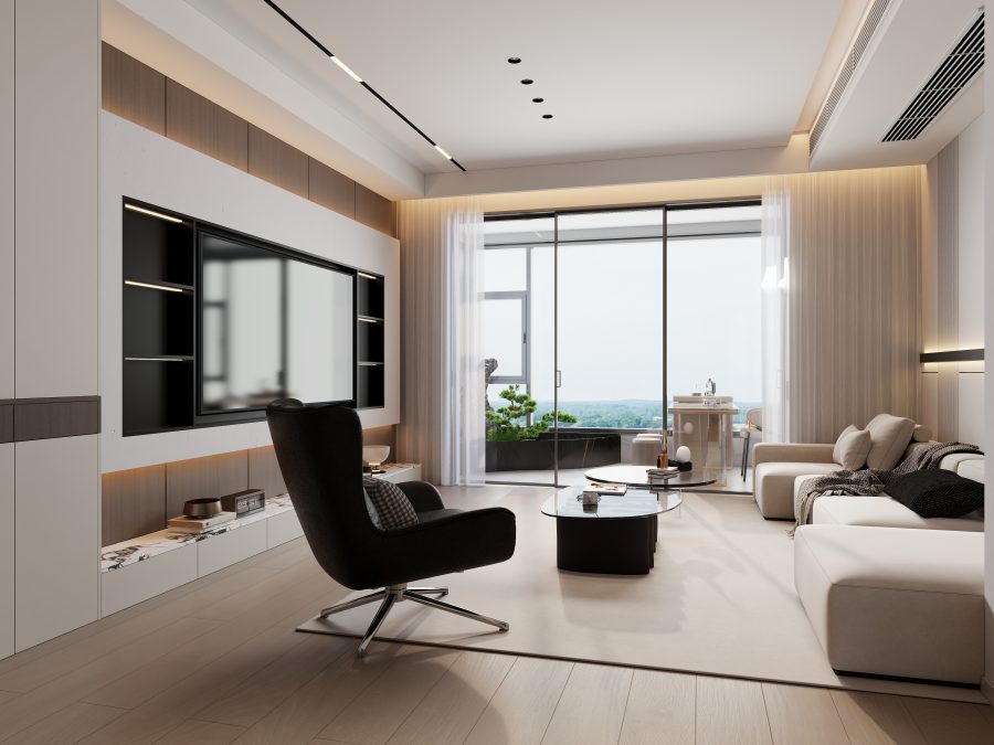 现代风格酷家乐成套方案-乐云库