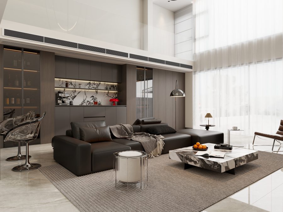 意式风格别墅酷家乐成套案例方案-乐云库