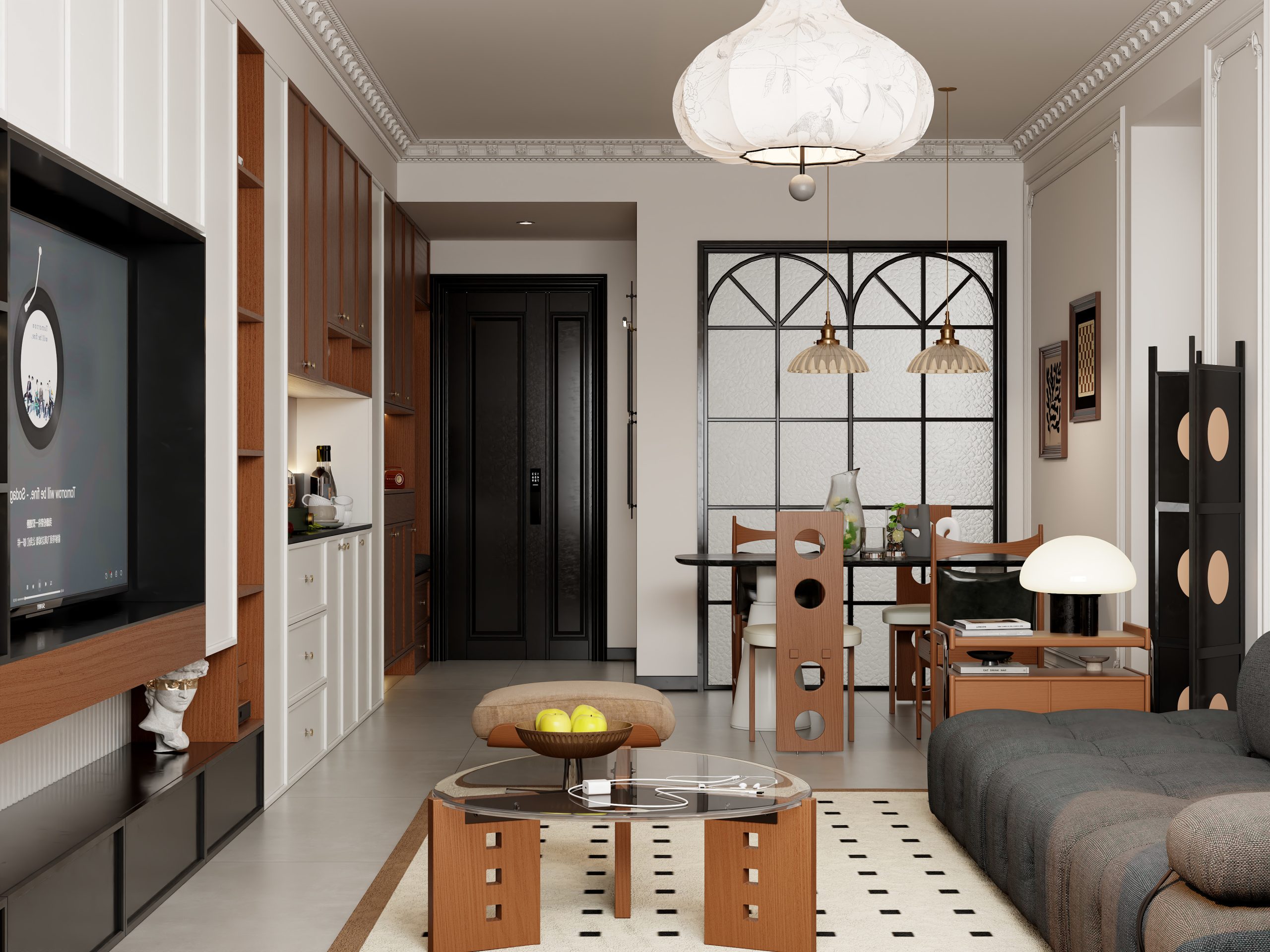 乐云库中古风酷家乐成套案例方案-乐云库