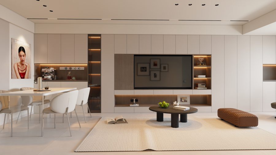 乐云库现代风格酷家乐成套案例方案-乐云库