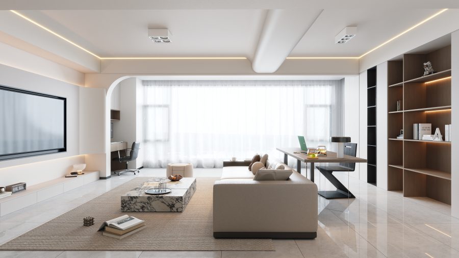 乐云库现代风格酷家乐成套案例方案-乐云库