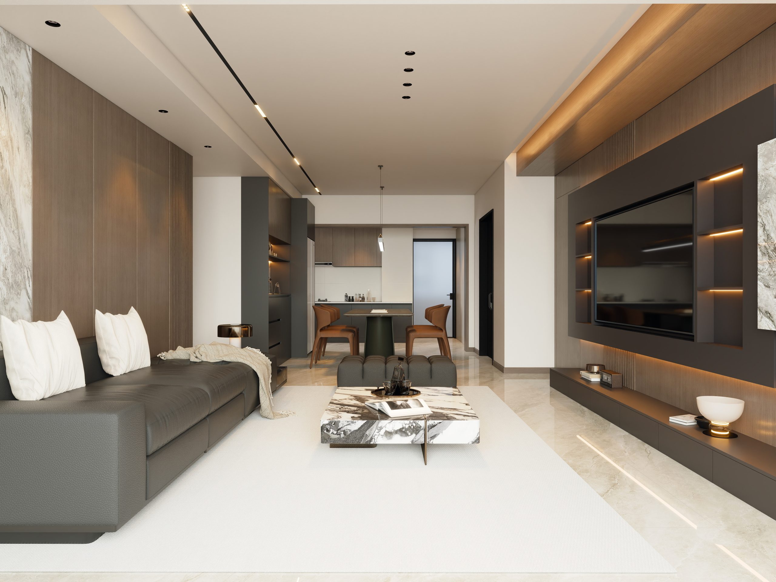 乐云库现代风格酷家乐成套案例方案-乐云库