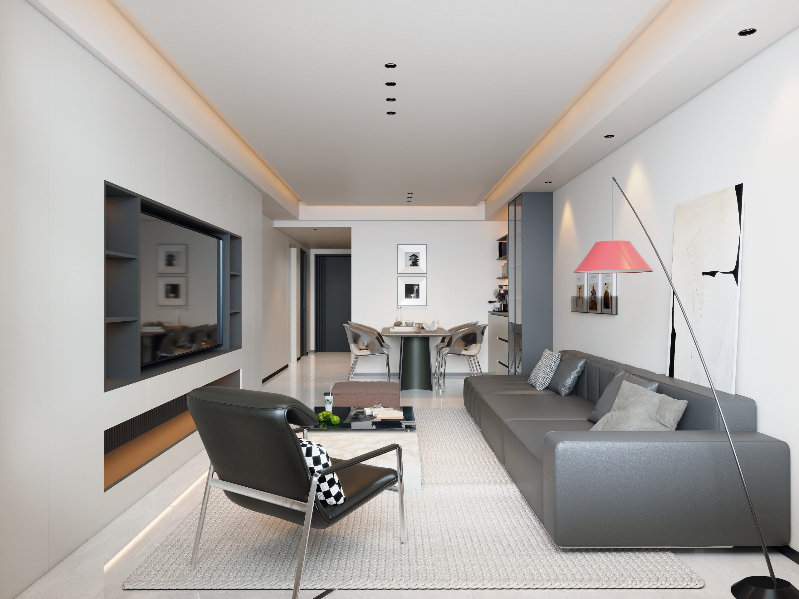 乐云库现代意式风格酷家乐成套案例-乐云库