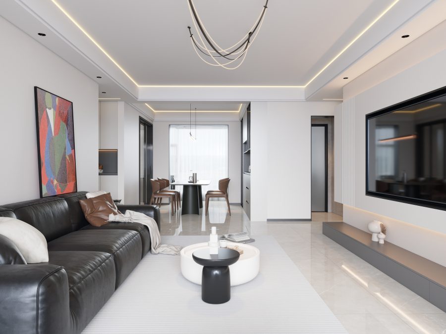 乐云库现代风格酷家乐成套案例方案-乐云库