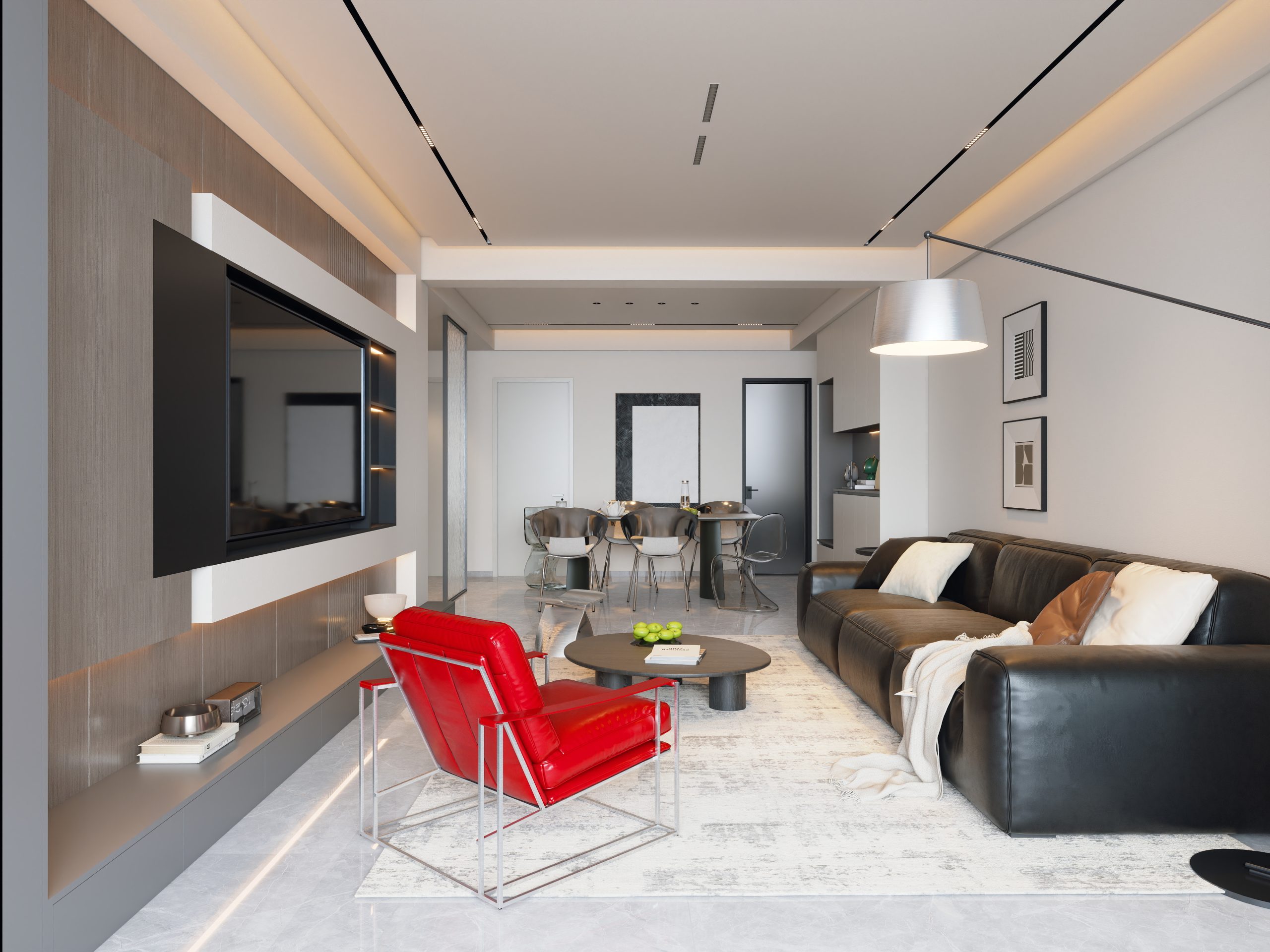 乐云库现代风格酷家乐成套案例方案-乐云库