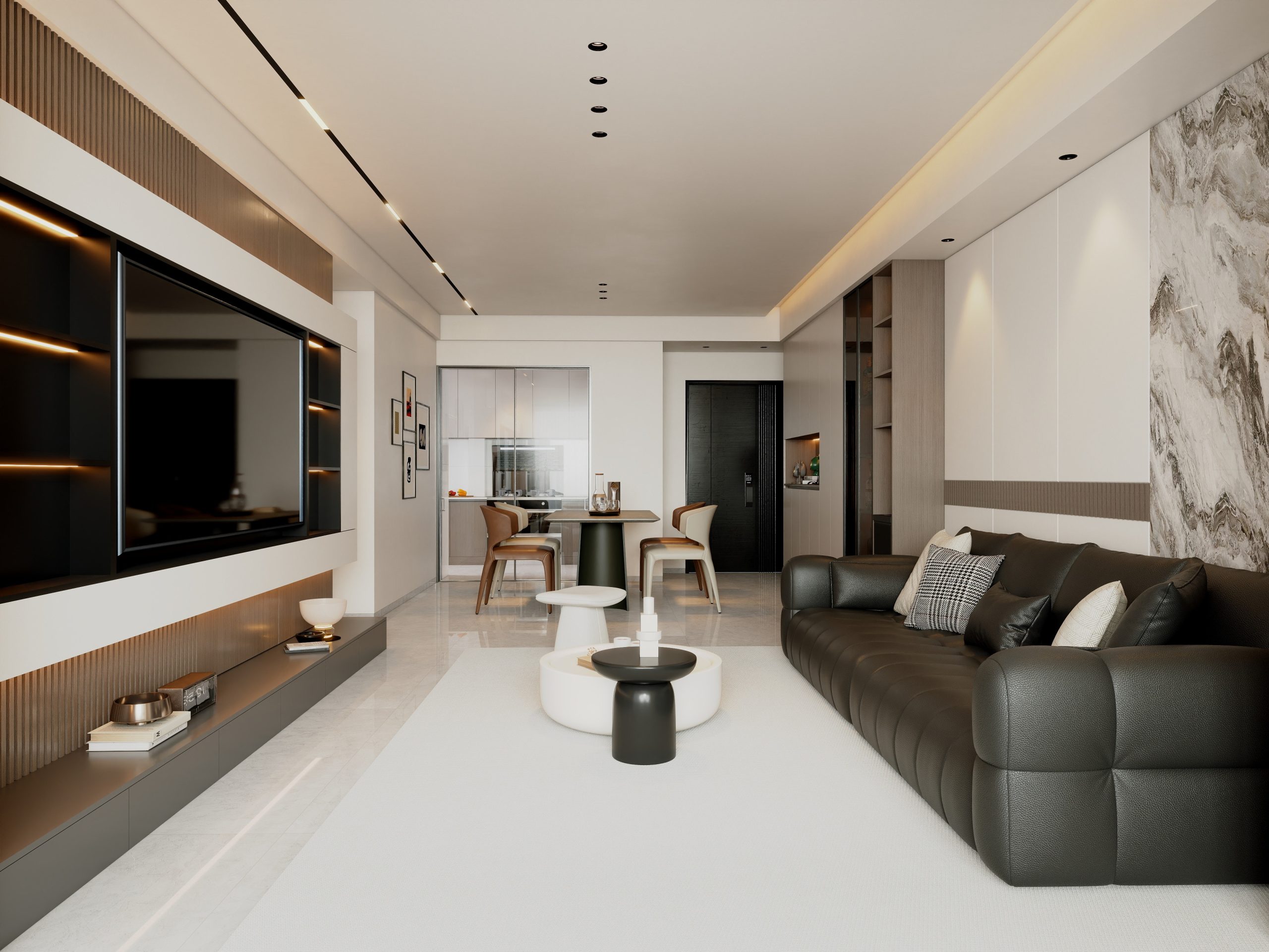 乐云库现代风格酷家乐成套案例方案-乐云库