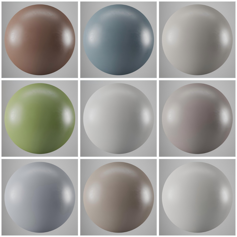 酷家乐15款超写实污垢乳胶漆高清材质-实时材质制作，可自己编辑-乐云库