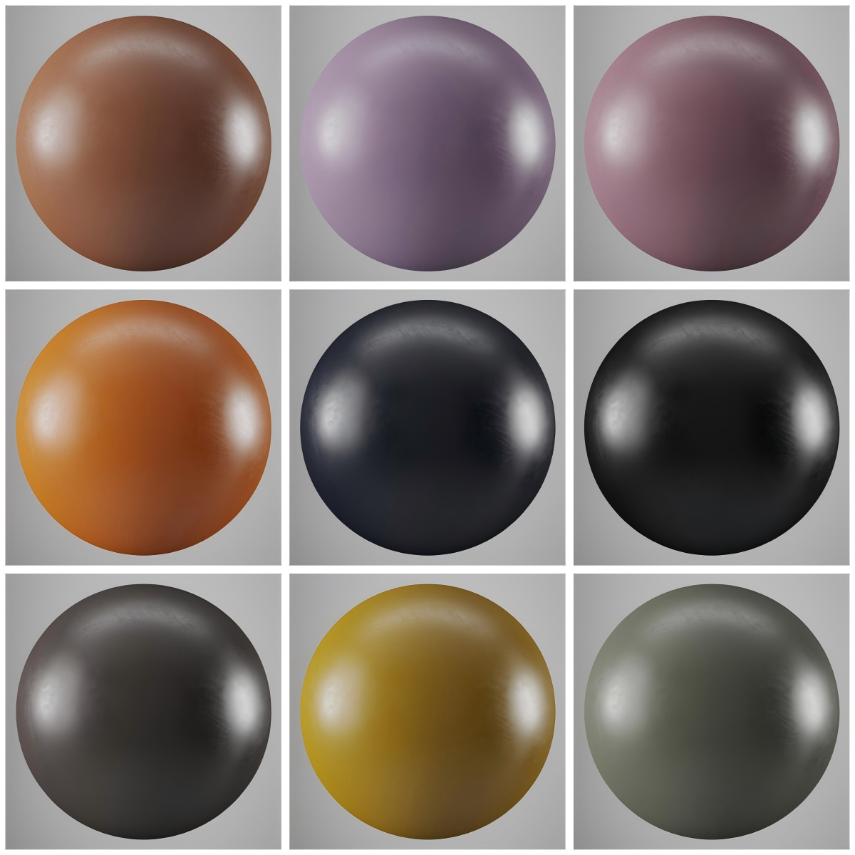 酷家乐14款深色乳胶漆写实材质-实时材质可编辑-乐云库