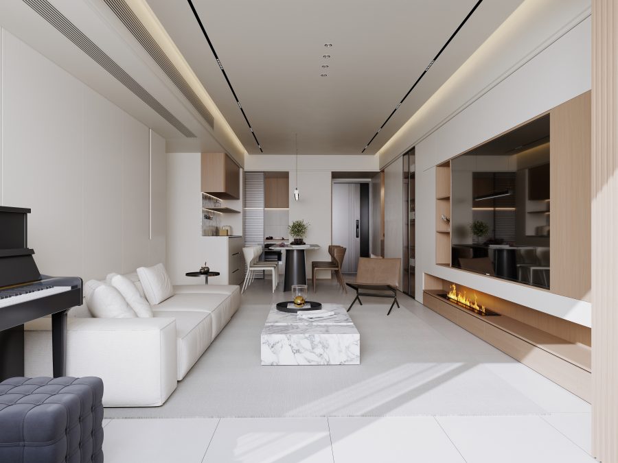 现代意式风格酷家乐成套案例-乐云库