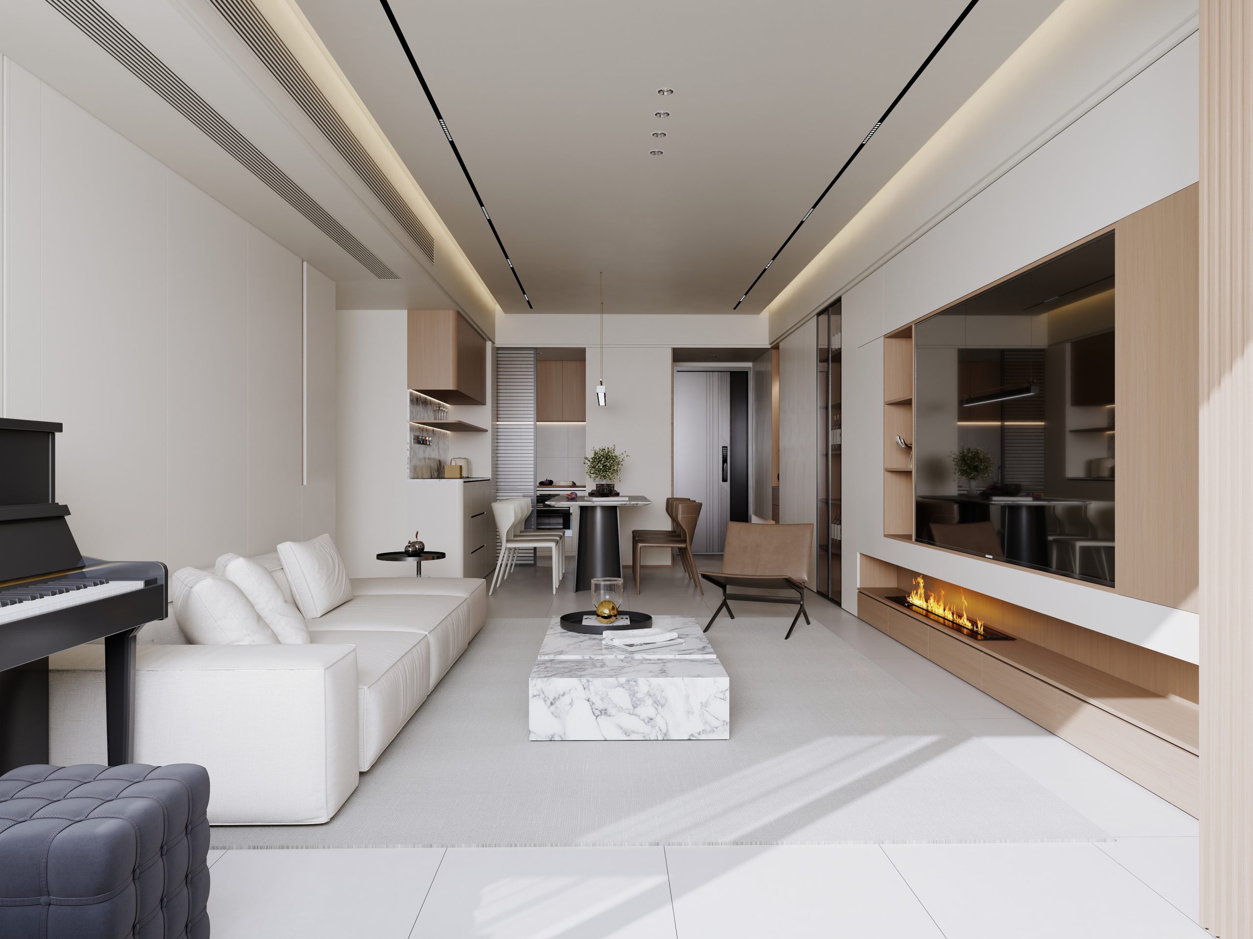 现代意式风格酷家乐成套案例-乐云库