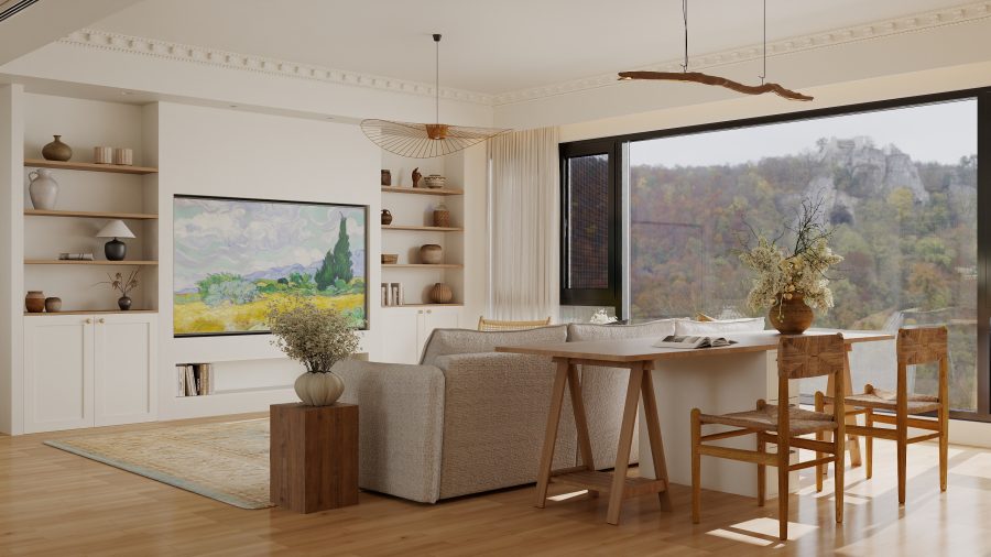 原木风格酷家乐成套案例乐云库-乐云库