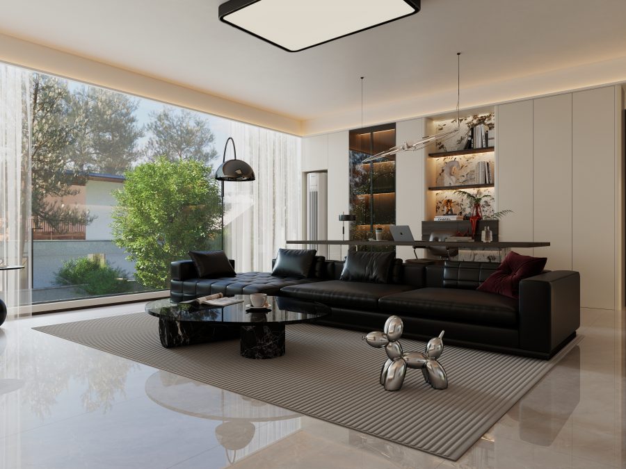 乐云库现代风格酷家乐成套案例-乐云库