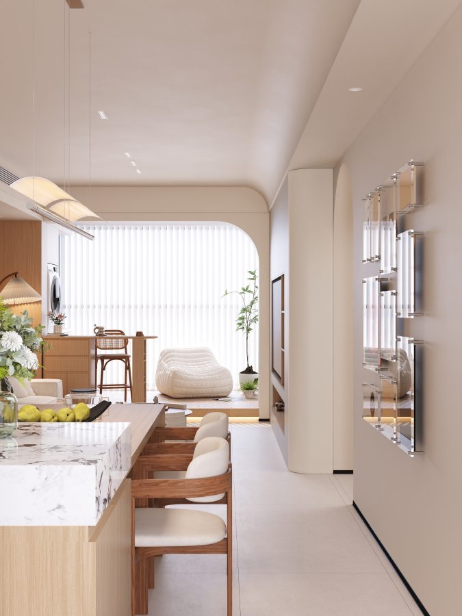 极简原木风格酷家乐成套案例-乐云库