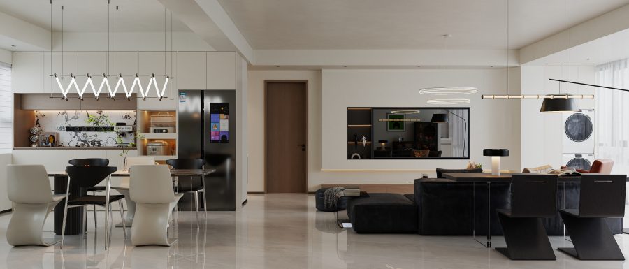 现代风格酷家乐成套案例乐云库-乐云库