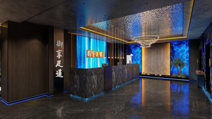 足疗会所酷家乐成套案例-乐云库