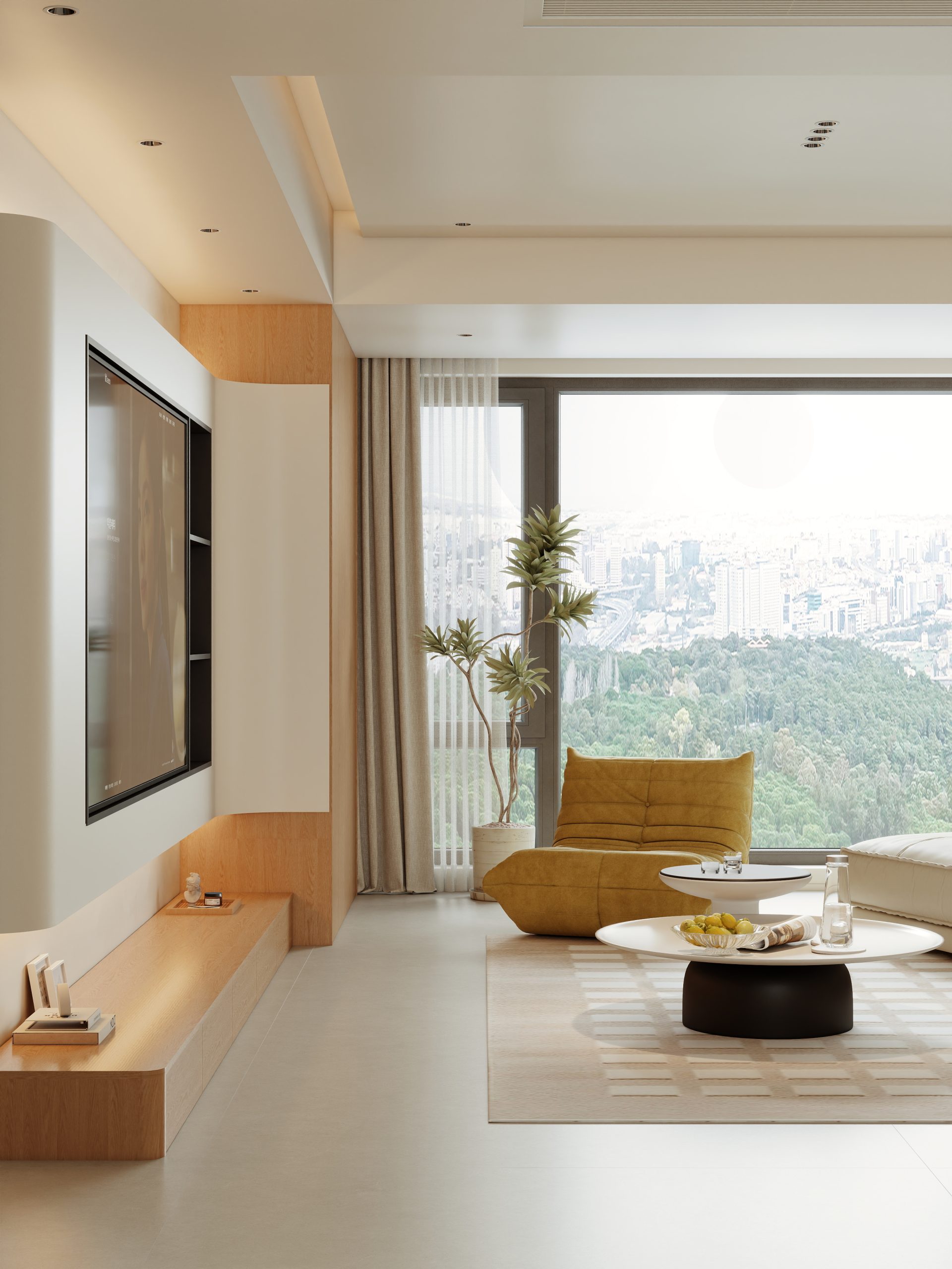 奶油风格酷家乐成套案例-乐云库