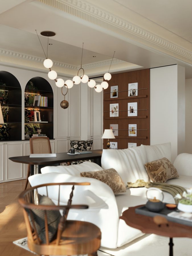 法式复古酷家乐成套案例-乐云库