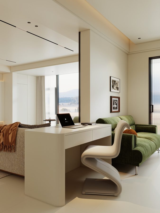 奶油风酷家乐成套案例-乐云库