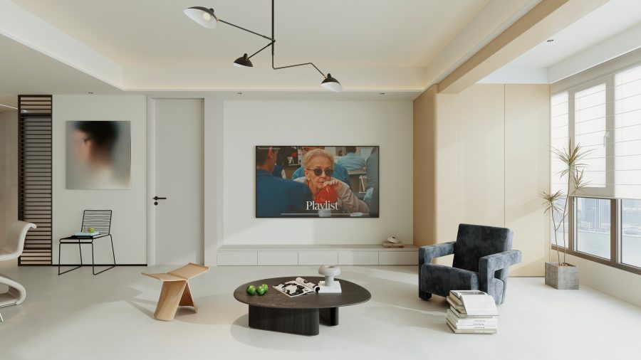 现代极简风格酷家乐成套案例-乐云库